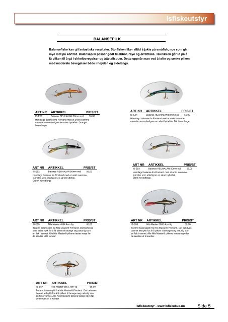 Isfiskeutstyr - Isfiskebua