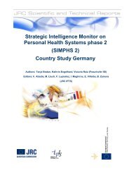 (SIMPHS 2) Country Study Germany - JRC - Europa