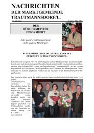 Ausgabe Mai 2007 (1,33 MB) - Trautmannsdorf an der Leitha