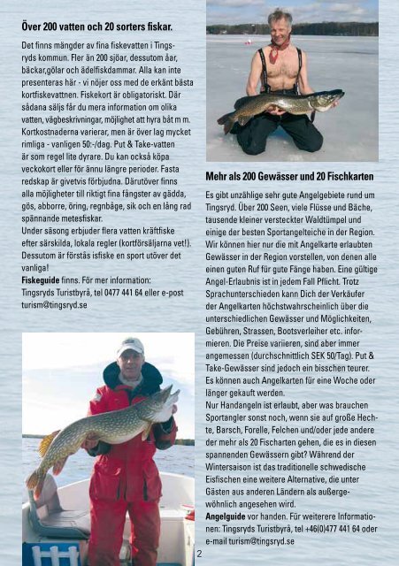 Fiskeguide Fishing Guide Fishing Guide - Tingsryds kommun