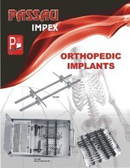 Orthopedic Implants - Passau Impex