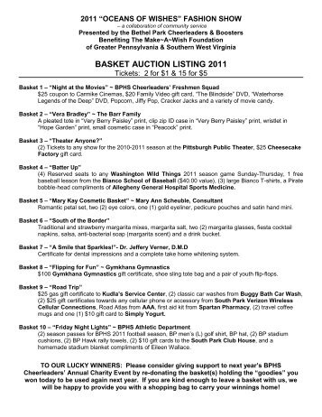 basket auction listing 2011 - Hometeamsonline