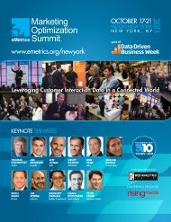 Conference Preview - eMetrics Marketing Optimization Summit