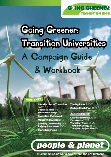 Going Greener campaign guide - People & Planet