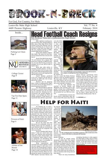 Head Football Coach Resigns - My High School Journalism - HSJ.org