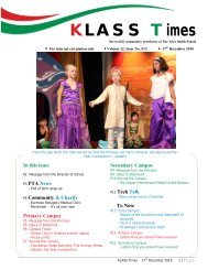 KLASS Times - The Alice Smith School