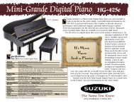 Mini-Grande Digital Piano - Suzuki Music