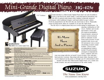 Mini-Grande Digital Piano - Suzuki Music