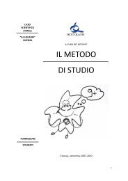 IL METODO DI STUDIO - Liceo Quadri