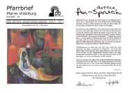 Pfarrbrief - Pfarrei Mariae Himmelfahrt Vilsbiburg