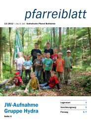 Pfarreiblatt 13 - Pfarrei Buttisholz