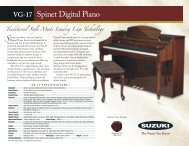 Download the VG-17 Informational Overview by ... - Suzuki Music