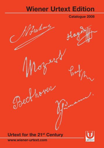 Wiener Urtext Edition - Schott Music
