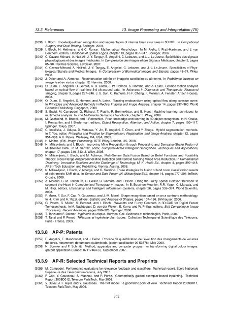 TSI report for the period 2005-2009 - Département Traitement du ...