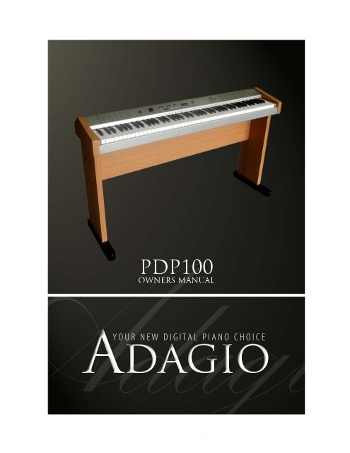 Thanks for using our digital piano - Adagio Music