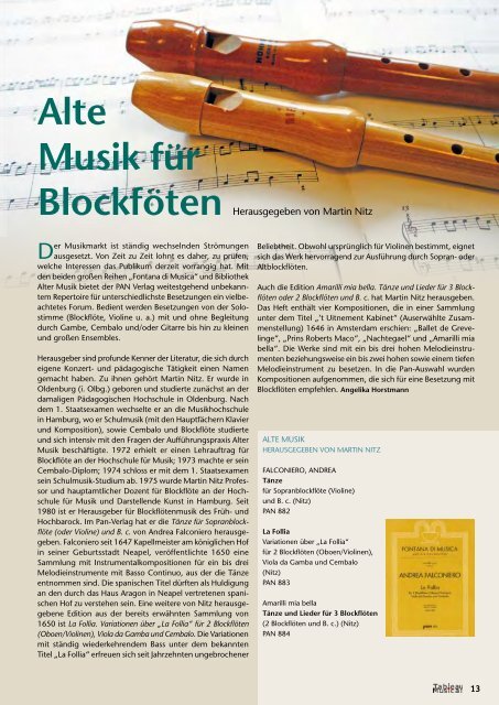 Tableau Musical 13 - Merseburger Verlag