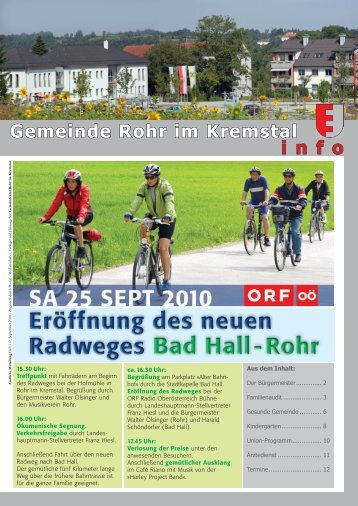 Gemeinde Rohr im Kremstal i n f o