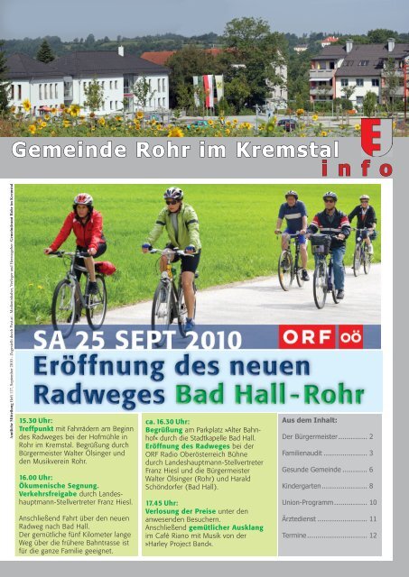 Gemeinde Rohr im Kremstal i n f o