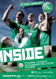INSIDE No.5 - FC St.Gallen