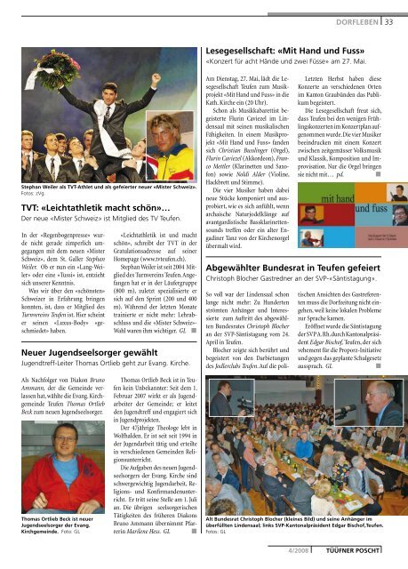 Tüüfner Poscht Ausgabe 04 / 2008