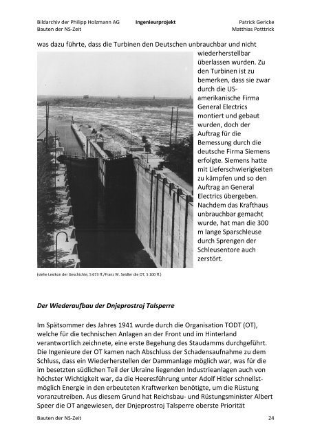 Bauten der NS-Zeit - Bildarchiv der Philipp Holzmann AG ...