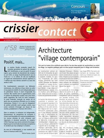 Architecture "village contemporain" - Crissier