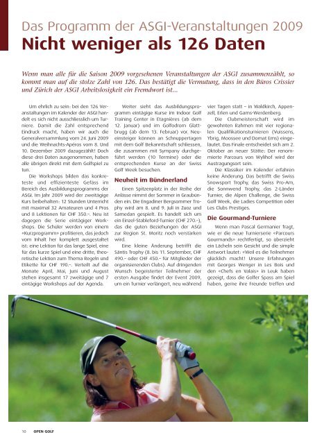 OPENGolf - ASGI