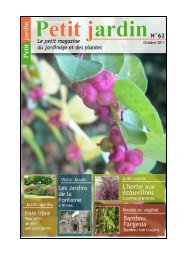 Magazine Petit Jardin - Graines et Plantes