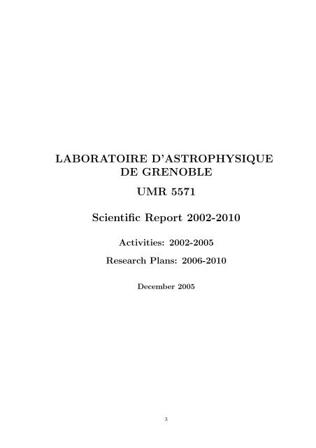 Untitled - Laboratoire d'Astrophysique de l'Observatoire de Grenoble