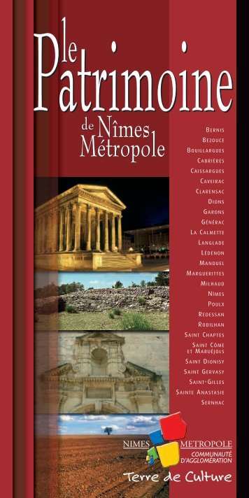 guide du patrimoine de nimes metropole - Nîmes Métropole