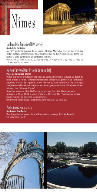 guide du patrimoine de nimes metropole - Nîmes Métropole