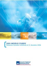 AXA WORLD FUNDS - Skandia