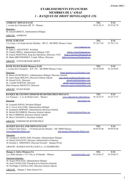 LISTE MEMBRES DIFFUSION INTERNE