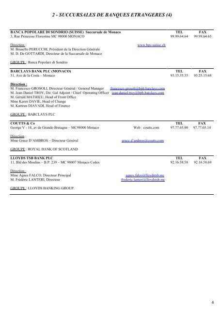 LISTE MEMBRES DIFFUSION INTERNE