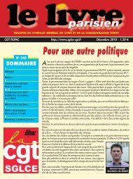 Pour une autre politique - sglce-cgt