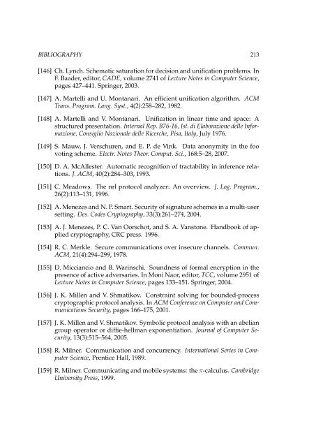 Logical Analysis and Verification of Cryptographic Protocols - Loria