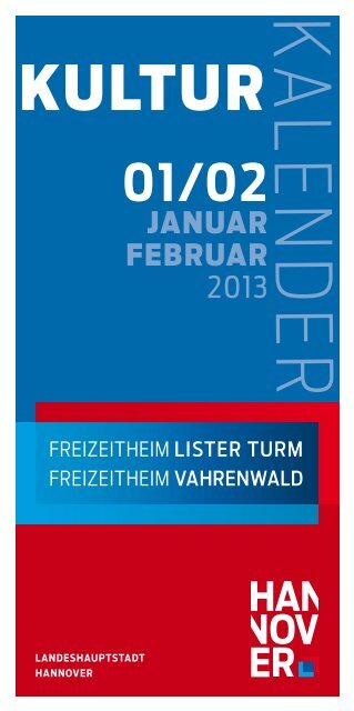 Zum Programmheft Januar/Februar 2013 - Freizeitheimes Lister Turm