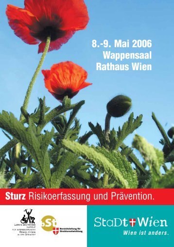 Sturz Risikoerfassung und Prävention. 8.-9. Mai ... - Medical Tribune