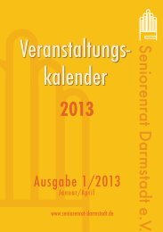 01-2013 - Seniorenrat Darmstadt eV