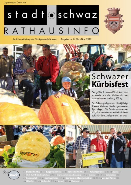 PDF Rathausinfo Nr. 8/2012 - Schwaz