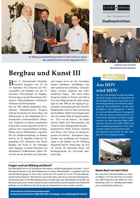 PDF Rathausinfo Nr. 8/2012 - Schwaz