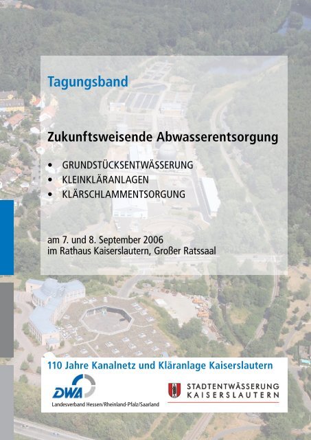 Tagungsband - Stadtentwässerung Kaiserslautern