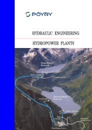 HYDRAULIC ENGINEERING HYDROPOWER ... - PÖYRY Austria