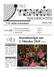 Sturmheuriger am 2. Oktober 2010 (Seite 8) - UTC Echsenbach