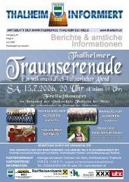 THALHEIMER BIERMUSI MÄNNERCHOR - Thalheim bei Wels