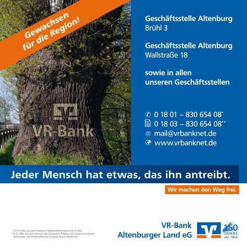 Inhalt dIeser ausgabe: - Kirchgemeinde Altenburg