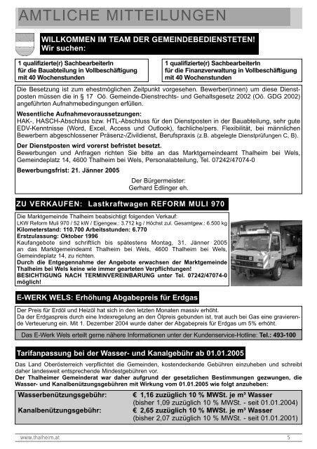 Datei herunterladen - .PDF - Thalheim bei Wels