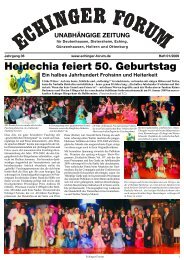 Heidechia feiert 50. Geburtstag - Echinger Forum EV