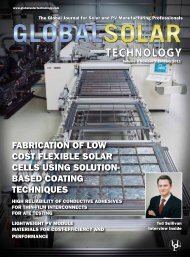 January 2011 - Global Solar Technology