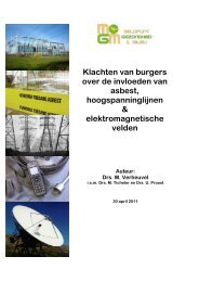 2011 Rapport Klachten Asbest, Hoogspanning en EMV